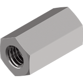 Navrtka, DIN 6334, duga, M6x18mm, A2