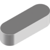 Kvadratni klin, DIN 6885, 5x5x16 mm, A4